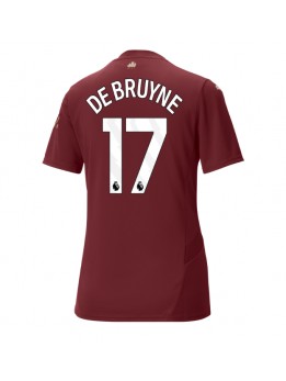 Manchester City Kevin De Bruyne #17 Zenski Rezervni Dres 2024-25 Kratak Rukavima